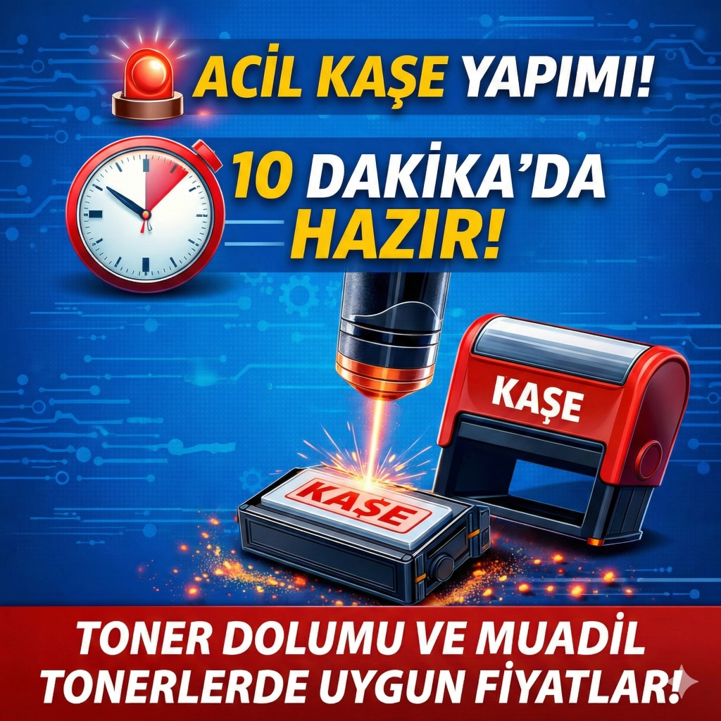 Hedef Kırtasiye - Acil Kaşe Yapımı